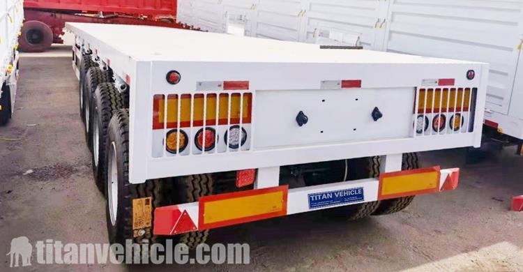 4 Axle Flatbed Trailer for Sale In Burkina Faso