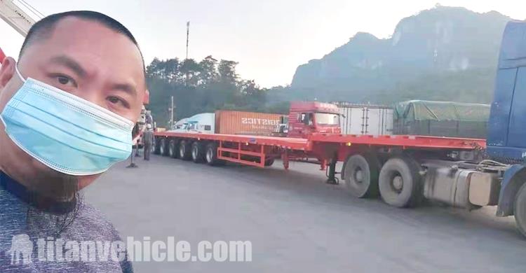 6 Axle Extebdable Semi Trailer for Sale