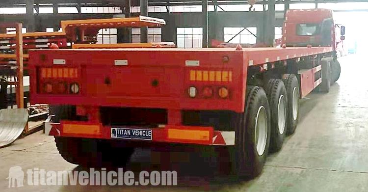 Tri Axle Flatbed Trailer Price Manufacturer