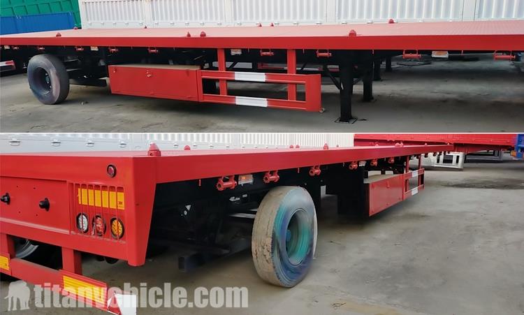 Factory show of 40 Foot Flatbed Trailer for Sale