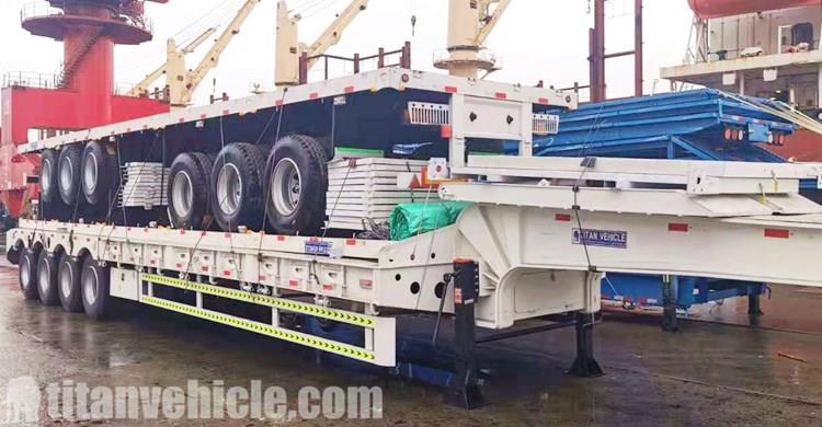 Package of 4 Axle Lowbed Trailer for Sale
