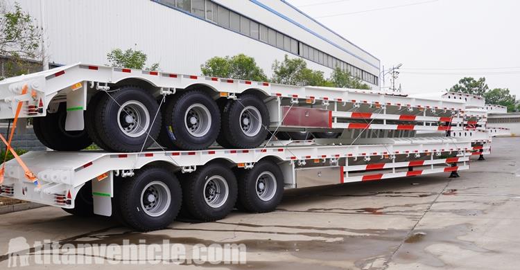 Package of 3 Axle Low Bed Trailer for Sale
