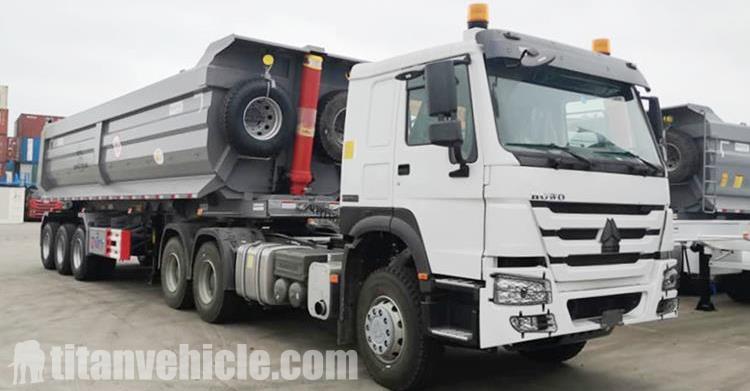 3 Axle Dumper Tractor Trailer for Sale With Best Price