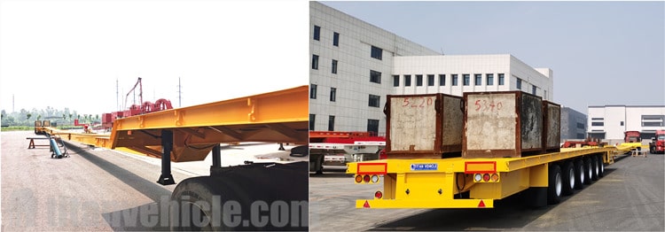 6 Axle 62 Meters Wind Blade Trailer for Sale in Chile