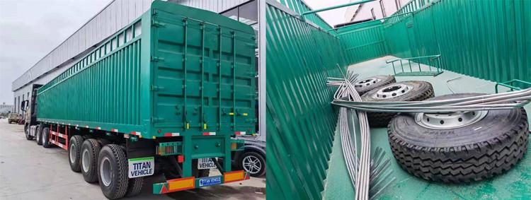 3 Axle High Side Fence Truck Trailer for Sale in Sudan