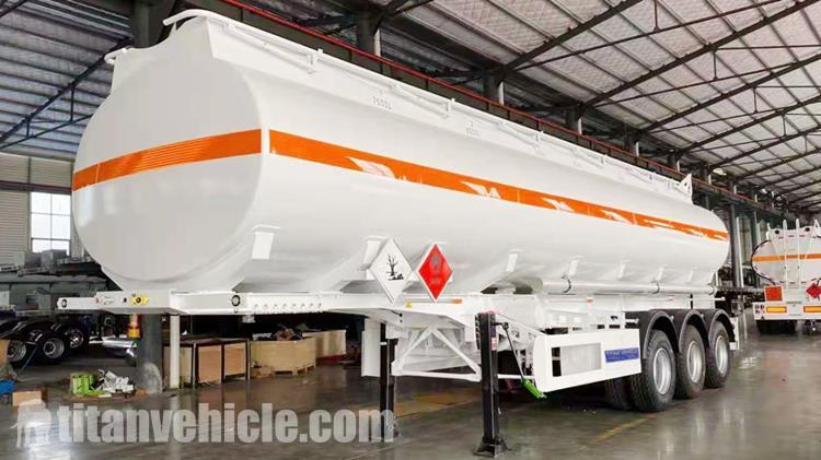 Tri Axle 45CBM Fuel Tanker Trailer for Sale In Guinea