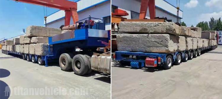 Hydraulic Axle Modular Trailer for Sale in Nigeria - TITAN Vehicle