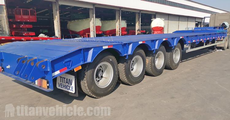 4 Axle 100T Lowbed for Sale in Zambia - TITAN Vehicle