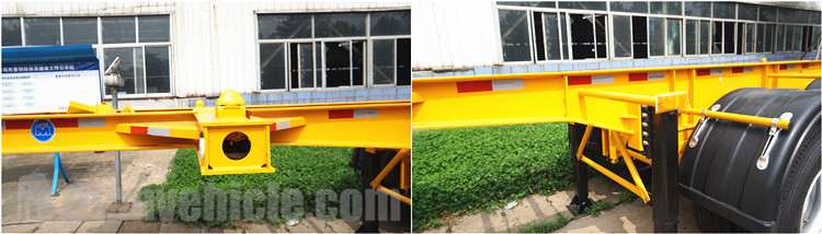 3 Axle 40ft Container Chassis Trailer for Sale in Zimbabwe