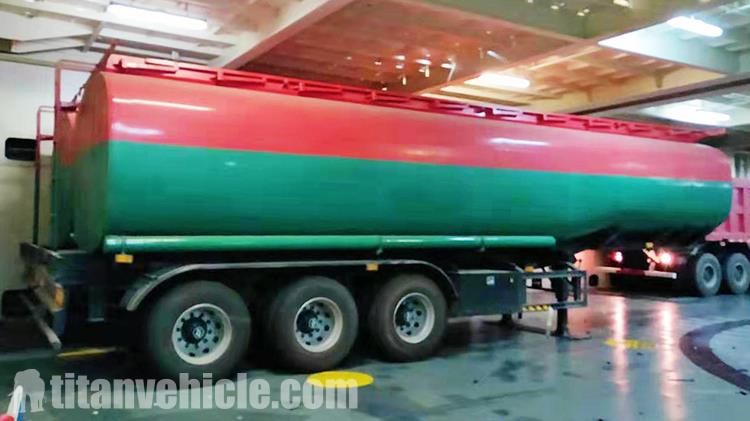 Tri Axle Fuel Tanekr Trailer with Capacity of 42000 Liters