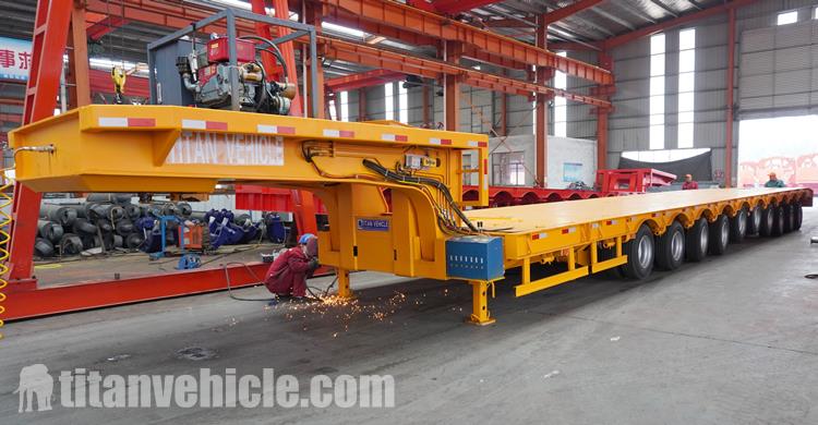 10 Axle 150 Ton Wind Tower Trailer for Sale In Vietnam