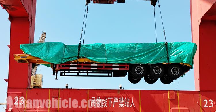 Package of Tri Axle 80 Ton Low Loader Trailer In Guinea