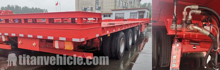 Details of 4 Axle Extendable Semi Trailer Price