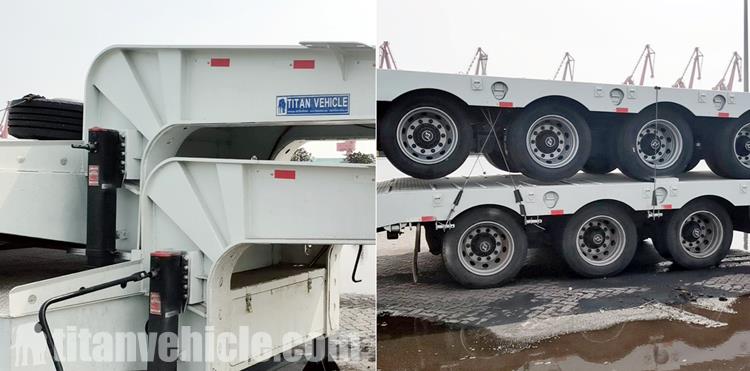 Details of 3 Axle 4 Axle Low Bed Trailer Price
