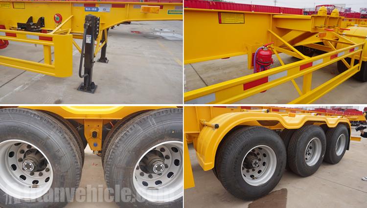 Details of 3 Axle Container Chassis Trailer Manufacturer