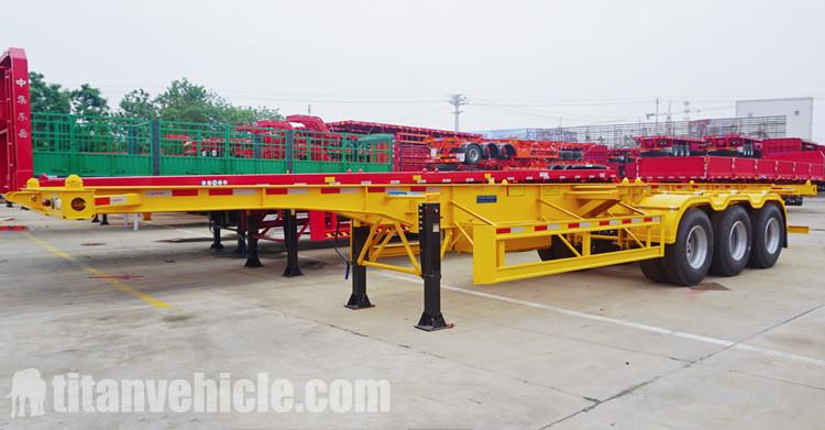 Tri Axle Container Chassis Trailer for Sale Price