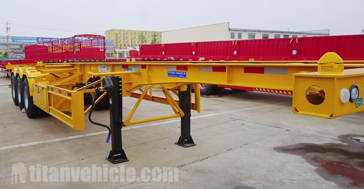 3 Axle 40Ft Container Chassis Trailer for Sale Price