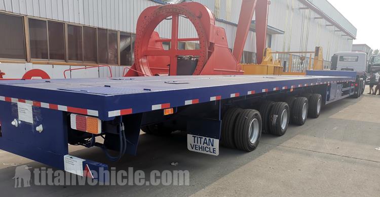 4 Axle Extendable Wind Blade Trailer for Sale In Vietnam