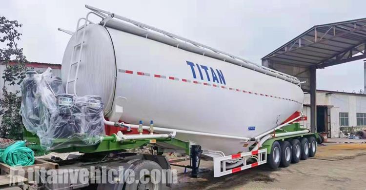 5 Axle 60CBM Powder Tanker Trailer for Sale In Guyana Georgetown,gy