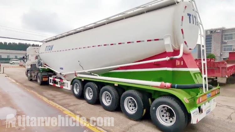 60CBM Powder Tanker Truck Trailer for Sale Price