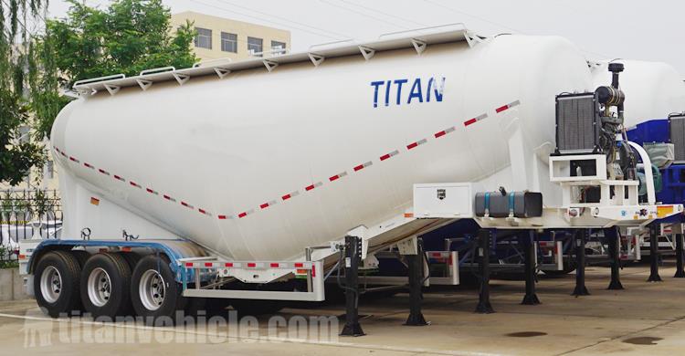 50 Ton Bulk Cement Tank Truck Trailer for Sale In 