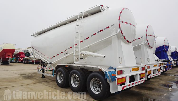 Tri Axle 50 Ton Bulk Cement Tanker Truck Trailer for Sale Price