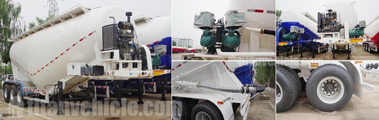 Details of Bulk Cement Tank Truck Trailer