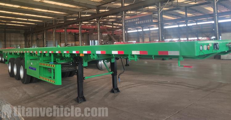 Tri Axle Flat Deck Trailer for Sale In Zimbabwe Harare