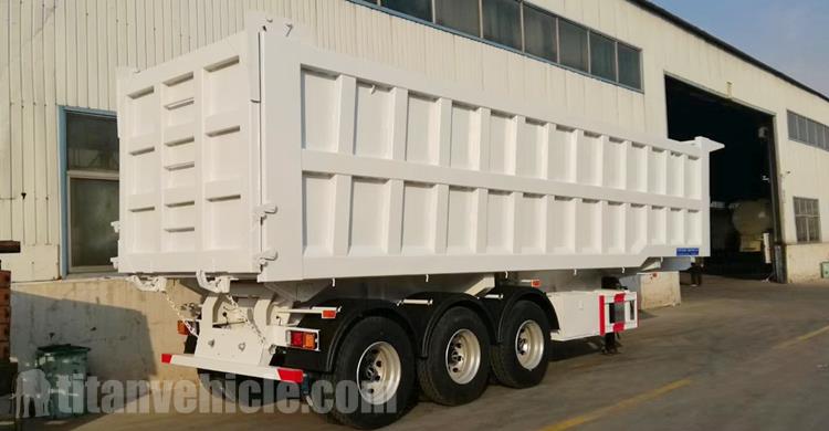 Tri Axle 40 Ton Heavy Duty Dump Trailers for Sale In Dominica