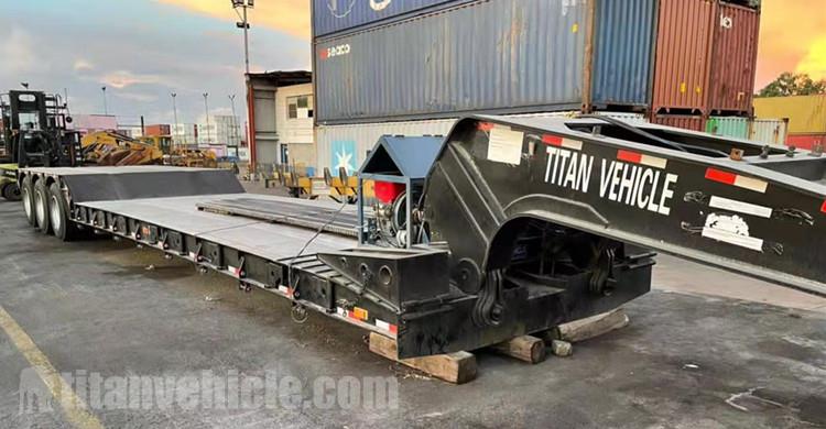 3 Axle 100 Ton Removable Gooseneck Trailer for Sale In Nicaragua