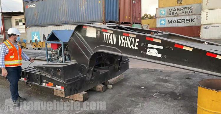 Customers Feedbacak of 3 Axle Removable Gooseneck Trailer
