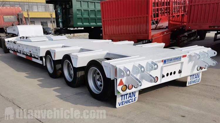 3 Axle 60 Ton Lowbed Trailer with Best Manufacturer