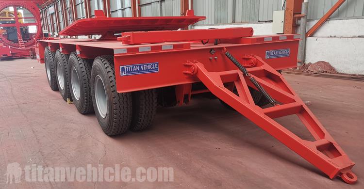 4 Axle Beam Transport Trailer and Lowbed Trailer for Sale 