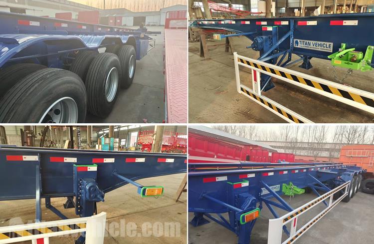3 Axle 40ft Skeleton Trailer for Sale in  SANTO DOMINGO