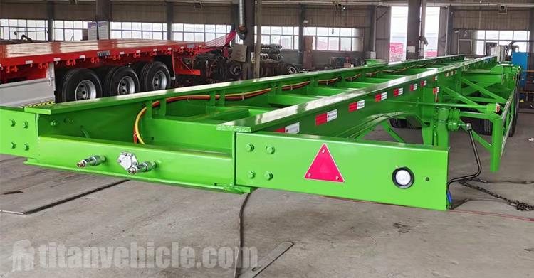 3 Axle 40Ft Container Chassis Trailer for Sale In Guinea Gnbty