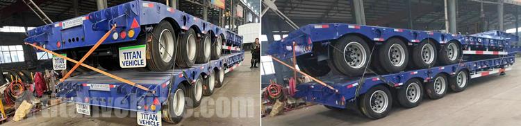 4 Axle 80 Ton Low Loader Trailer for Sale In Botswana