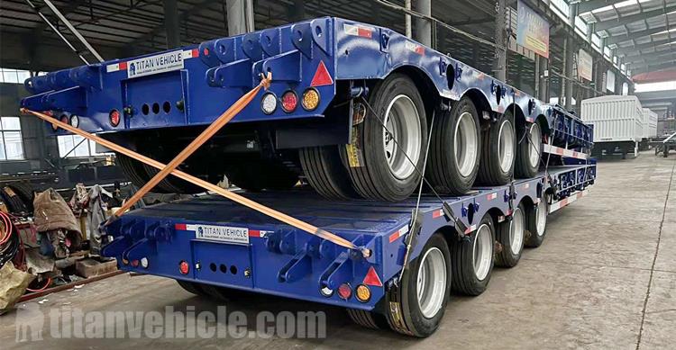 4 Axle 80 Ton Low Loader Trailer for Sale In Botswana