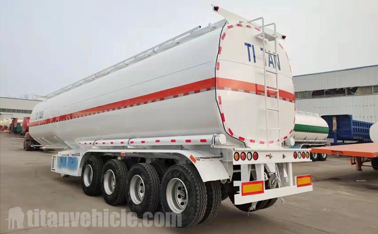 4 Axle 54000 Liters Oil Tanker Trailer with 6 Compartments for Sale In Qatar