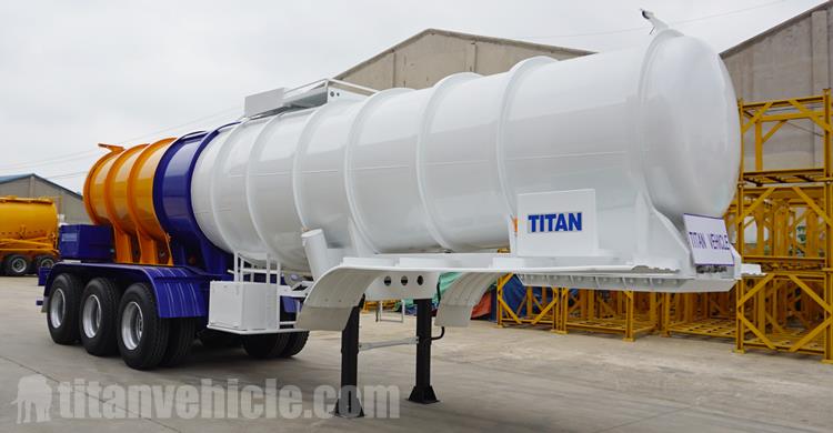 19m3 Tri Axle Sulphuric Acid Tanker Semi Trailer for Sale In Nigeria
