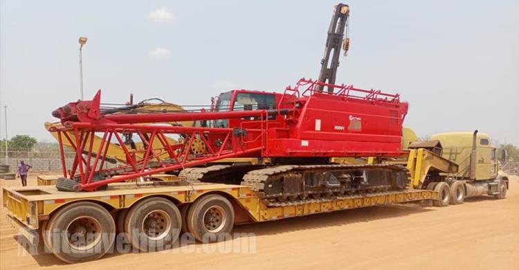 100 Ton Hydraulic Detachable Gooseneck Lowboy Trailer for Sale In Nigeria
