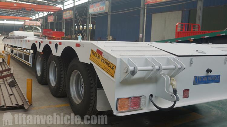Heavy Duty Tri Axle Low Bed Semi Trailer for Sale In Congo