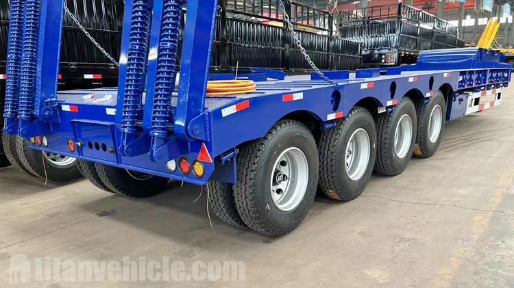 4 Axle 100 Ton Low Bed Trailer for Sale In Jamaica