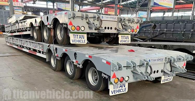 Tri Axle 60 Ton Drop Deck Trailer for Sale In Philippines Phapa