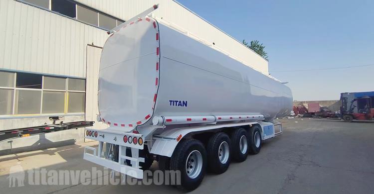 4 Axle 60000 Liters Fuel Tanker Trailer for Sale In Mozambique