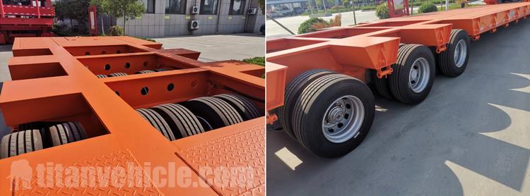 3 Line 6 Axle Front Load Lowbed Trailer for Sale In Qatar