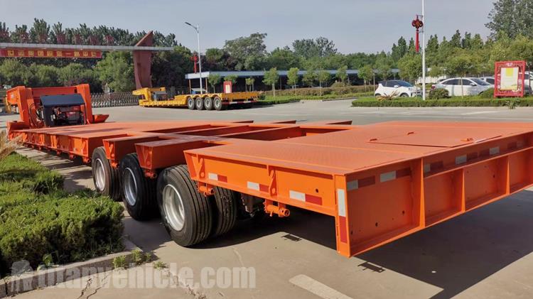 3 Line 6 Axle Front Load Lowbed Trailer for Sale In Qatar
