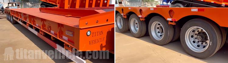 4 Axle 100 Ton Drop Deck Trailer for Sale In Angola