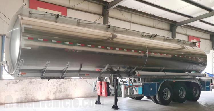45000 Liters Aluminum Alloy Tanker Trailer for Sale In Zimbabwe