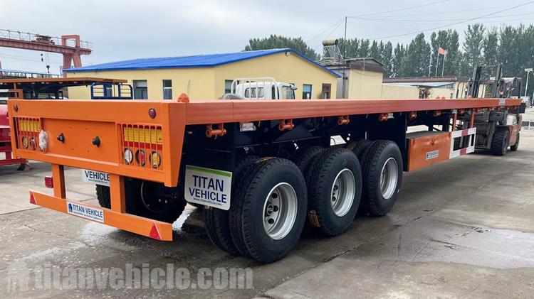 Tri Axle Flatbed Trailer for Sale In Cayman Islands