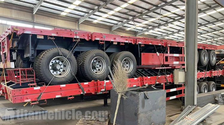 Tri Axle Flatbed Trailer for Sale In Cayman Islands